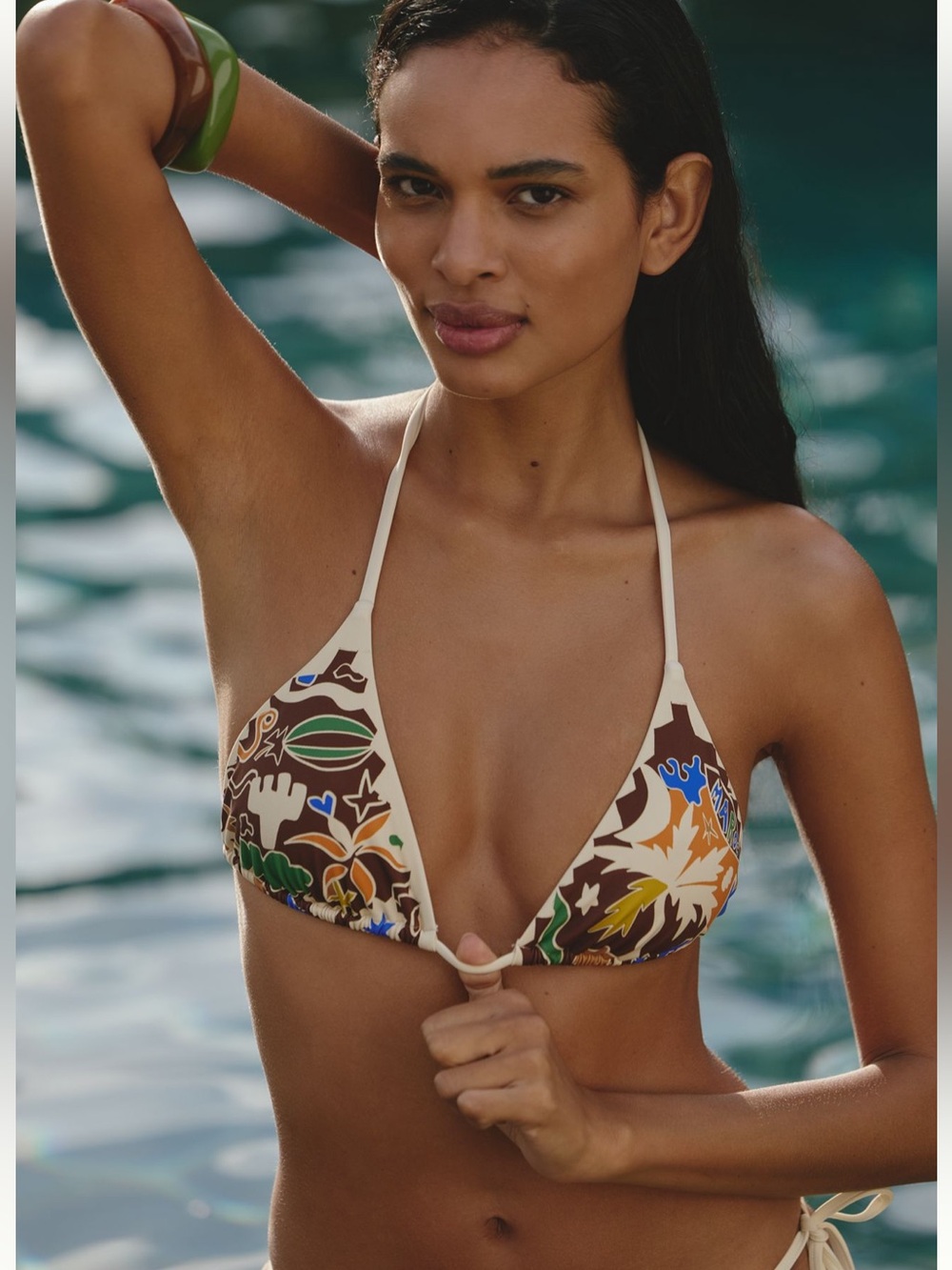 ALEMAIS Maroc Triangle Bikini Top